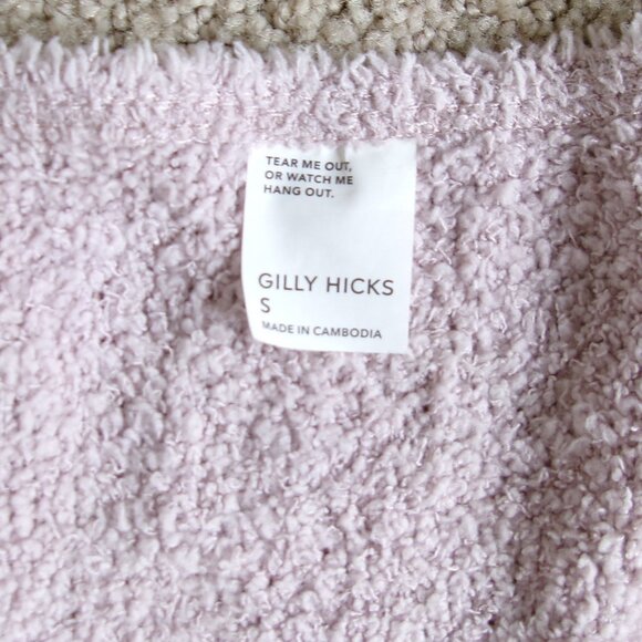 hollister gilly hicks muted pink twist-front cozy long sleeve - Picture 3 of 3